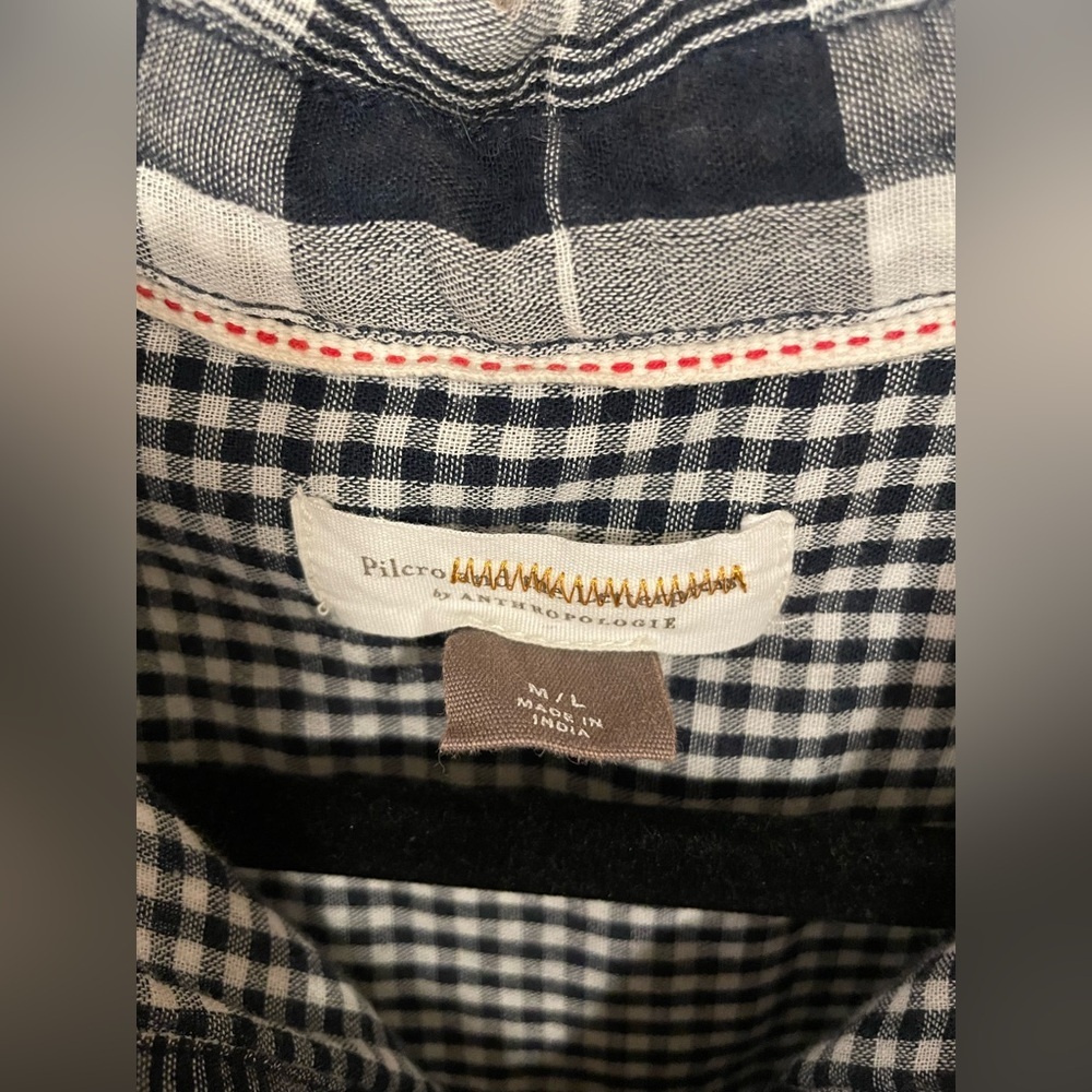 Anthropologie Pilcro The Bo Plaid Relaxed Top - Picture 5 of 6